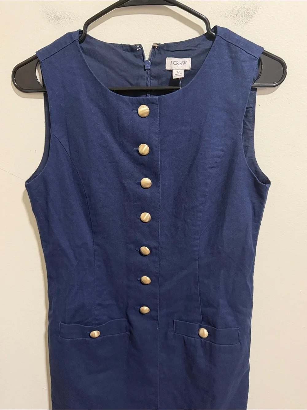 J. Crew Linen-Blend Dress NWT! Size 0